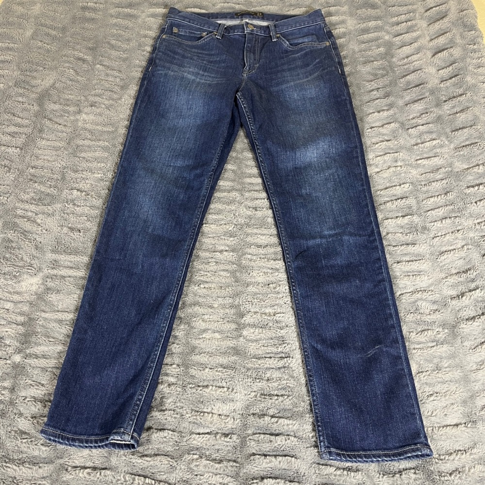 Banana Republic Slim Fit Jeans Mens‎ 30x32 Dark Wash Blue Stretch Denim AP467